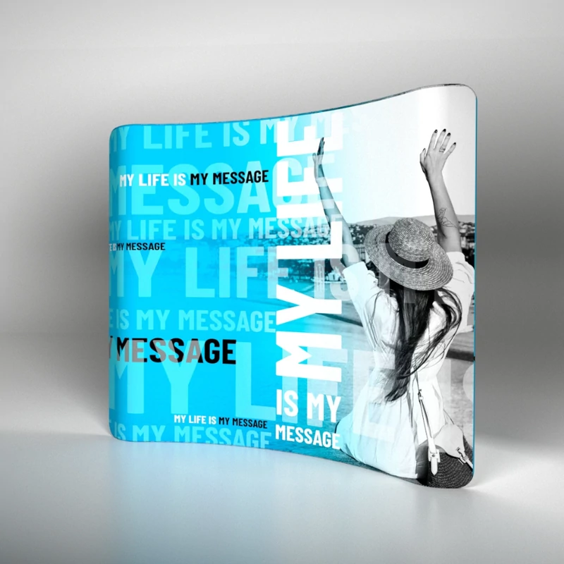 Textilfal íves 2,5m